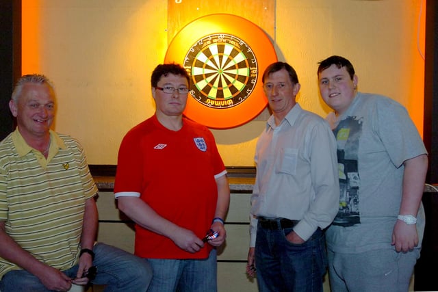 The darts final at Thorney Close Inn in 2011. Remember it?
