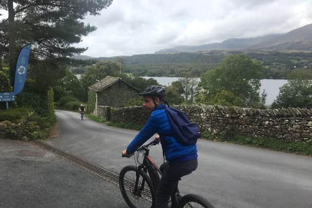 Cycling through Grizedale Forest and down to Coniston Water