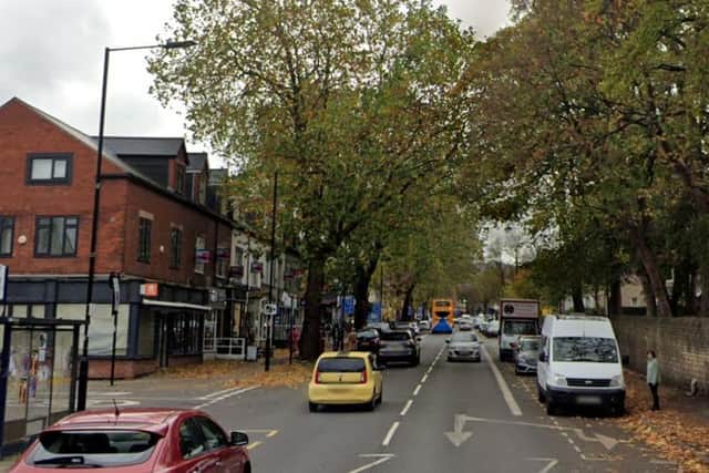 Parts of Ecclesall Road, Sheffield, will be closed while resurfacing works take place there from Wednesday, January 25. Photo: Google