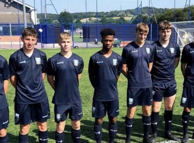 Former Sheffield Wednesday prospect Luke Hall (third from left) has signed at Matlock Town having spent time at Guiseley.