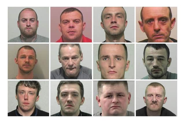 These 12 were all locked up for their crimes after court appearances in May and June 2021