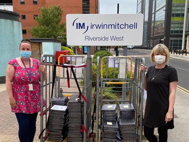 Irwin Mitchell in Sheffield has donated £40,000 towards the Laptops for Kids campaign - equivalent to 170 laptops.