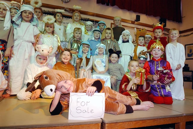 The Hebburn St Oswald's CofE Primary Nativity was called Donkey For Sale in 2008. Remember it?