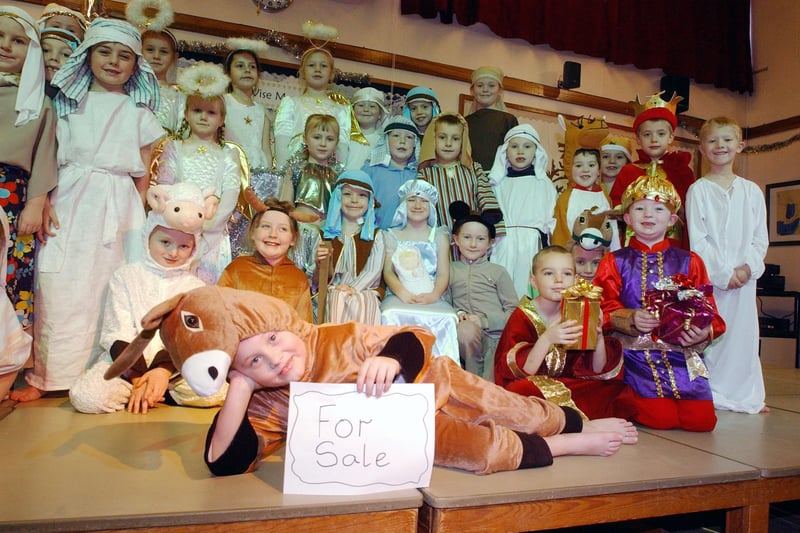 The Hebburn St Oswald's CofE Primary Nativity was called Donkey For Sale in 2008. Remember it?