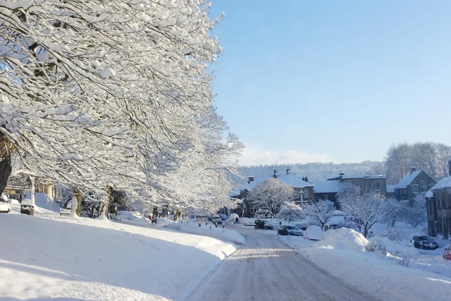 Snow at Rothbury in 2015.