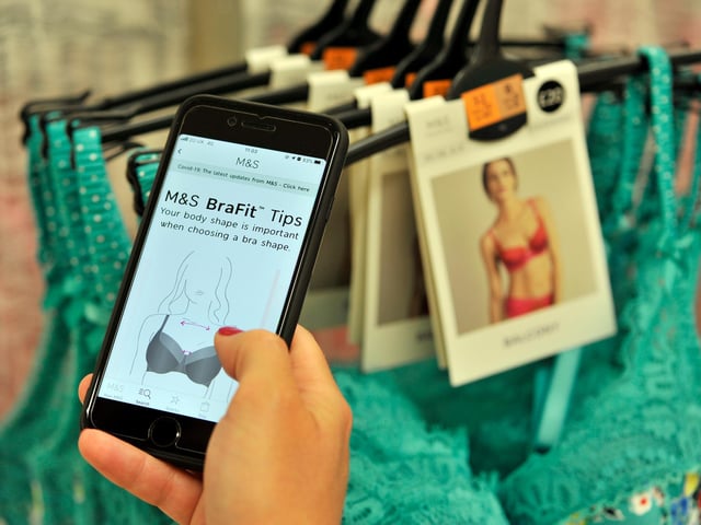 Services such as bra fit remain paused but staff will be on hand to help and customers can use M&S’s online tool. Fitting rooms at M&S remain closed but the refund policy remains extended.