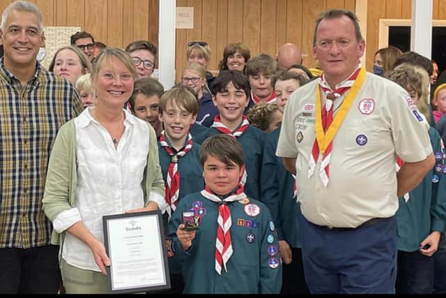 Kiran is one of just five people to have been awarded the Cornwell Scout badge in the last 10 years.