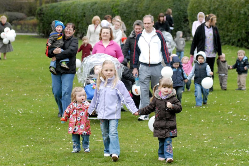 A sponsored toddle in 2008 but were you there for the fun in North Marine Park?