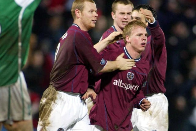 The Hearts youngster rescued  late point at Tynecastle, scoring a brace late on just as Hibs thought they had won it. Memorable.