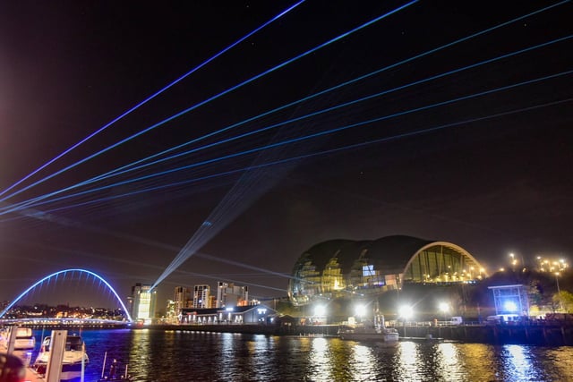 The light show is set to go ahead after the traditional New Year's eve fireworks were cancelled due to Covid.