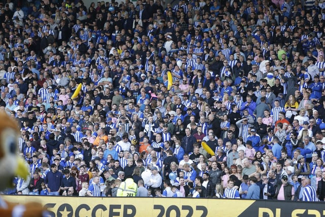 Sheffield Wednesday fans during the EFL Sky Bet League 1 match between Sheffield Wednesday and Portsmouth at Hillsborough