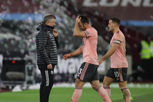 Chris Wilder contemplates the cost of Sheffield United's defeat by West Ham in east London: David Klein/Sportimage