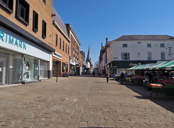 Chesterfield town centre.