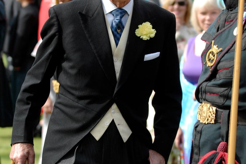Her Majesty the Queen and His Royal Highness the Duke of Edinburgh gave a garden Party at the Palace of Holyroodhouse, Edinburgh. Pictured is HRH Prince Philip, the Duke of Edinburgh. 30th June 2009. Picture by JANE BARLOW