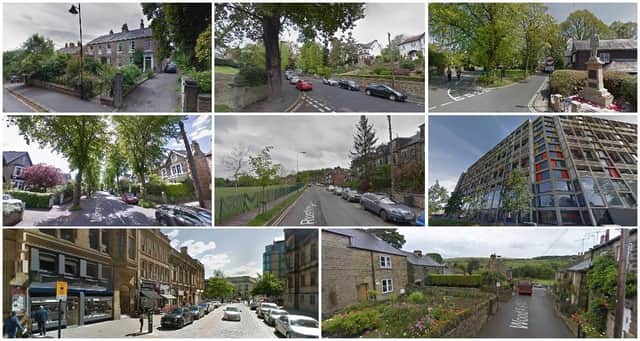 Some of Sheffield's best-looking streets. Picture: Google