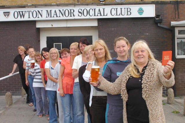 Pictured outside the Owton Manor Social Club in 2010. Remember this? And do you recognise any of the people in the picture?