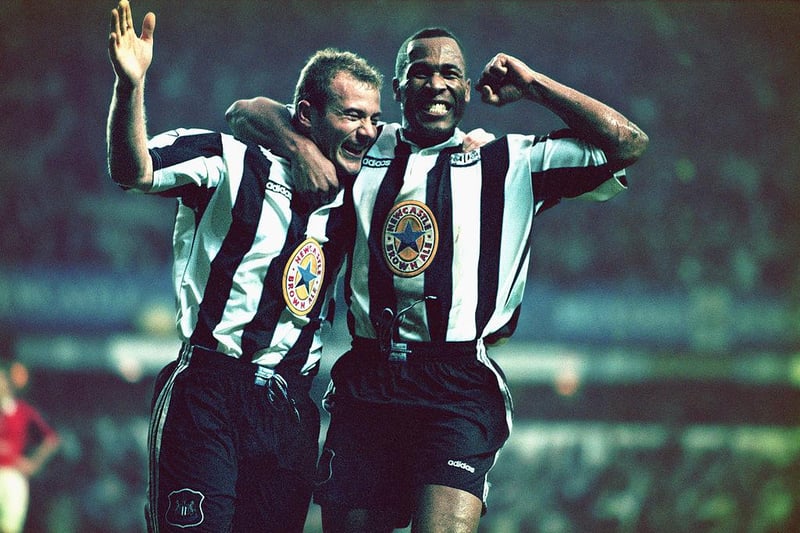 Peacock. Ginola. Ferdinand. Shearer. Albert. After being pipped to the league title and then the Community Shield just months earlier, Newcastle were up for revenge at a feverish St James’s Park. There were so many memorable moments from this game: Albert’s chip, Shearer’s celebration, Ginola skipping past a despairing Gary Neville - it was pretty much the perfect day for Kevin Keegan’s side.
(Photo by Ben Radford/Allsport UK/Getty Images)