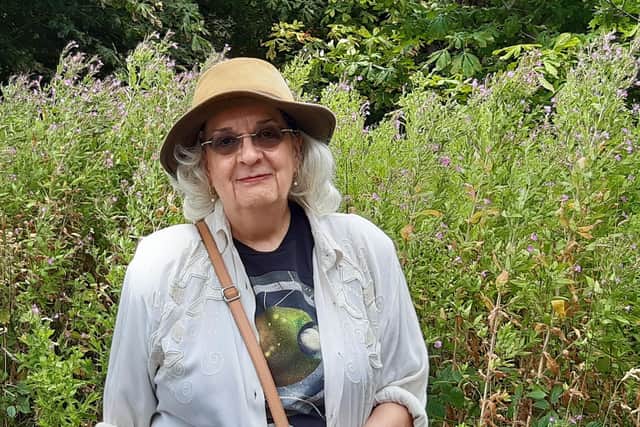 Caroline Dewar, chair of the Friends of Graves Park, in the Chantreyland area of the Sheffield park.