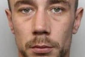 Pictured is Gareth Gratton, aged 34, of Mawfa Avenue, Norton, Sheffield, who has been jailed for four-years and two-months after admitting possessing an imitation firearm with intent to cause fear or violence.
