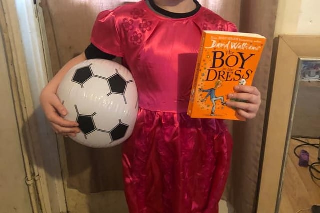 Another David Walliams classic! Trent, age 10, as the Boy in the Dress