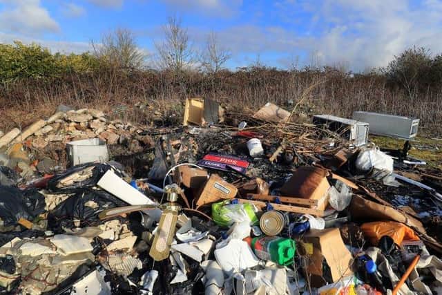 Fly-tipped waste was discovered more than 10,000 times in Sheffield last year, figures show, though fewer court fines were handed out (Photo: PA)
