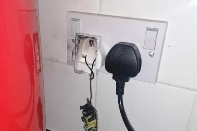 One woman said her electrics had blown and her boiler was damaged