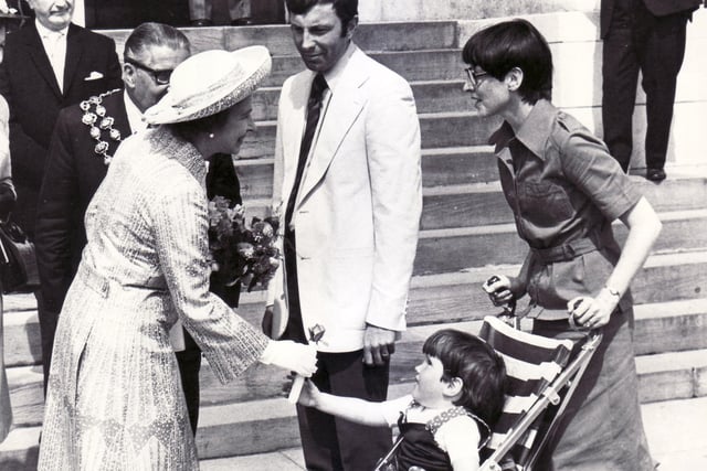 Queen Elizabeth II - visit to Chesterfield - 28th July 1977