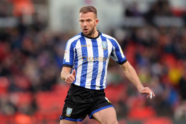 Jordan Rhodes played an hour of SHeffield Wednesday's friendly with Leicester City. Pic Steve Ellis
