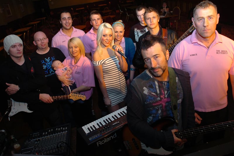The Argus Butterfly was pictured in 2010 as it got ready to launch itself as a gig venue. Are you pictured?