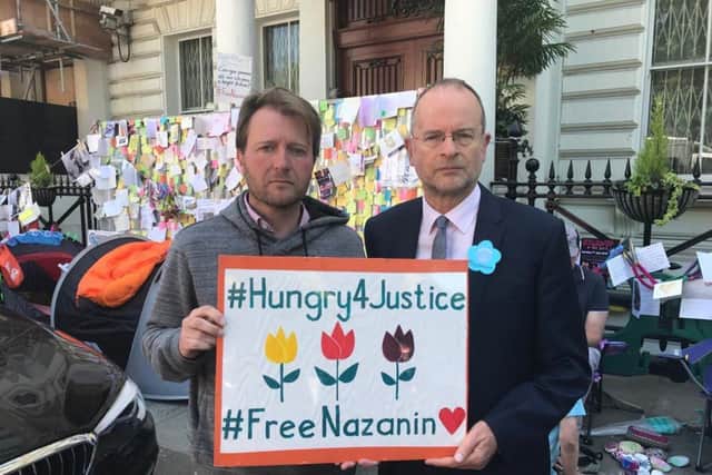 Paul Blomfield, MP for Sheffield Central, joined Richard Ratcliffe, Mrs Zaghari-Ratcliffe’s husband who lives with their daughter Gabriella in Hampstead, in his hunger strike last year to protest the imprisonment.