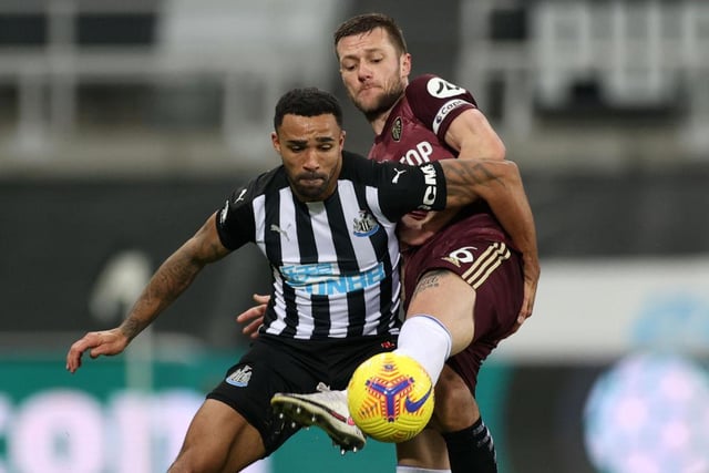 Didn't get a chance to add to his eight goals, but played his part  as Newcastle pressured Leeds.
