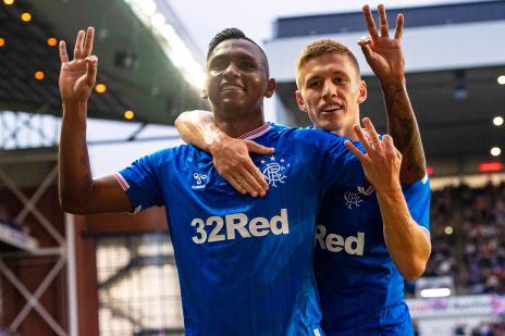 The hat-trick completed his night's work and replacement Jermain Defoe added two in the 6-0 win.