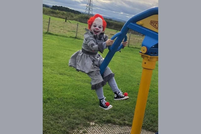 Junior looks terrifying in that playground!