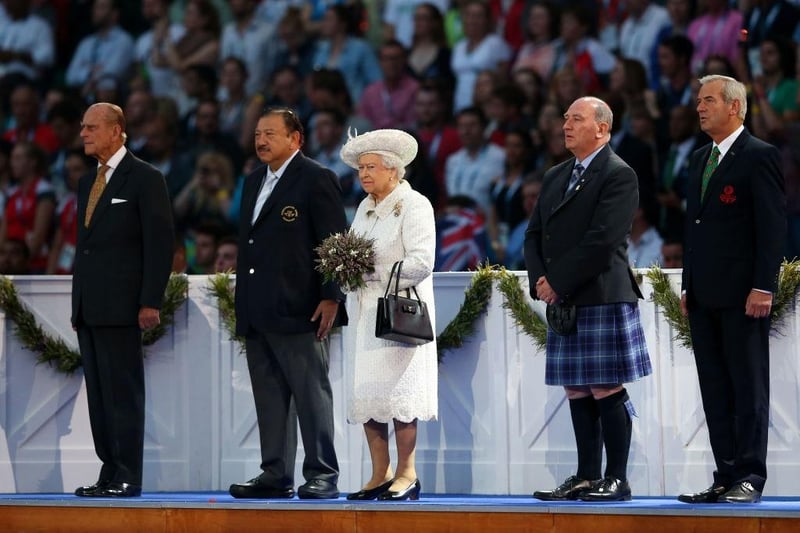 The late monarch was at Celtic Park for the opening ceremony of the Commonwealth Games in 2014