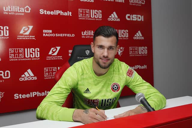 Michael Verrips has played less than a half of football since joining Sheffield United but is rated highly: Simon Bellis/Sportimage