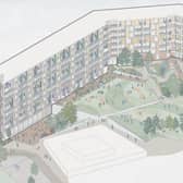 Illustration of Park Hill redevelopment phase 4. Developers have unveiled fresh plans for stage four of its redevelopment of the landmark Park Hill flats which starred in the Standing at the Sky’s Edge musical.