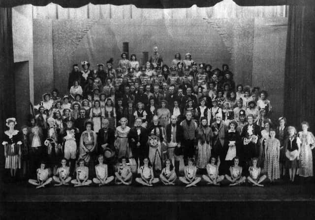 The Portsea Island Mutual Co-operative Society's centenary pageant at the Kings Theatre, Southsea, in 1944.