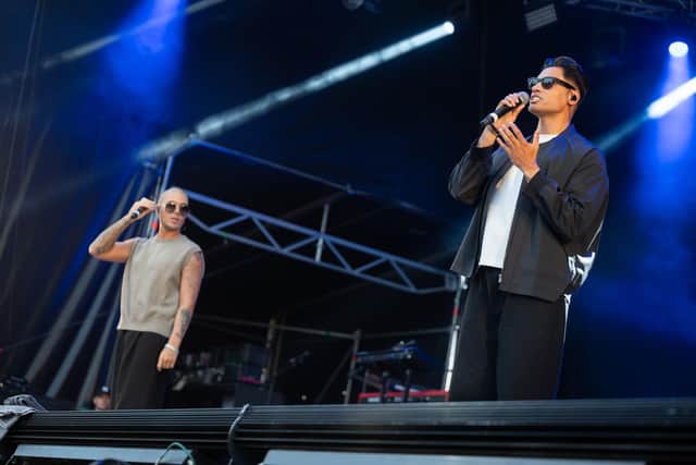 The Wanted 2.0 on stage at Live at the Abbey, held in the grounds of Delapré Abbey in Northampton on Friday, July 24, 2026, Photo by David Jackson.