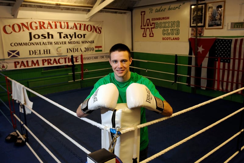 Josh Taylor pictured in the Lochend gym during his amateur days in 2011. It was here his talent was forged by Terry McCormack who has been in his corner ever since and will be in Las Vegas for the world title unification fight with Jose Ramirez. Taylor took up boxing late - he was 15 - but former world champion Alex Arthur was astonished by his natural ability. “It was amazing what he could do for someone who had never boxed before,” Arthur told Scotland on Sunday.