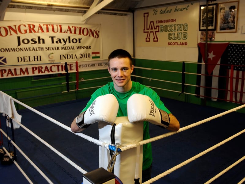 Josh Taylor pictured in the Lochend gym during his amateur days in 2011. It was here his talent was forged by Terry McCormack who has been in his corner ever since and will be in Las Vegas for the world title unification fight with Jose Ramirez. Taylor took up boxing late - he was 15 - but former world champion Alex Arthur was astonished by his natural ability. “It was amazing what he could do for someone who had never boxed before,” Arthur told Scotland on Sunday.
