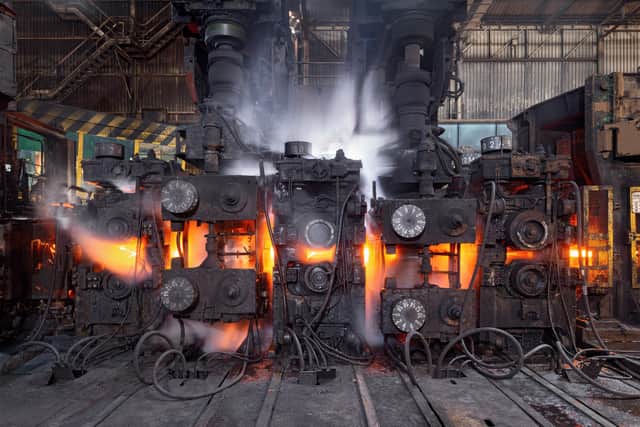 Furnaces at Liberty Steel in Rotherham. The plant will reportedly reopen in October after being closed since spring after a £50m cash injection.