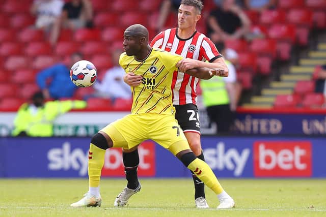 Sheffield United's Ciaran Clark was back in his preferred position against Millwall: Lexy Ilsley / Sportimage