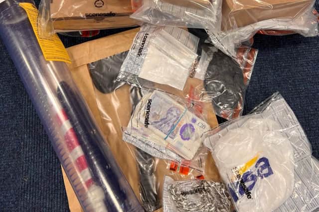 Drugs, cash and money were found when police raided a series of properties in Sheffield and Chesterfield