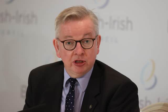 Levelling Up secretary Michael Gove has published a White Paper with 12 missions to 'end a historic injustice' in the country.
Photo: Liam McBurney/PA Wire