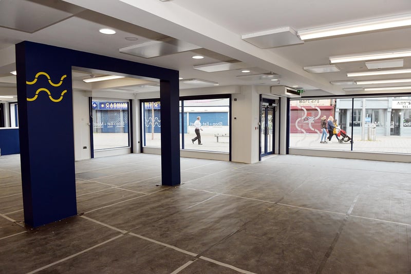 The market will offer an open plan indoor trading area for seven market stalls and the new café.