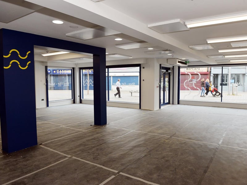 The market will offer an open plan indoor trading area for seven market stalls and the new café.