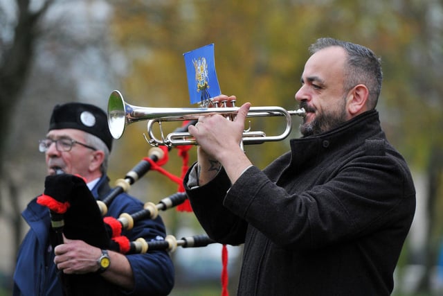 Musicians paid their own tributes to those who gave their lives for their country