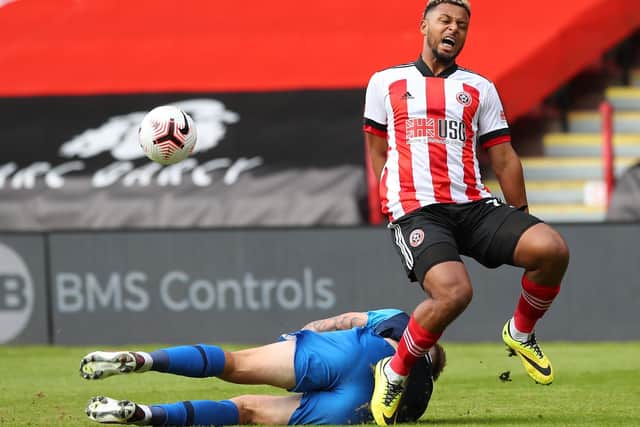 Lys Mousset will miss Sheffield United's clash with Manchester City after getting injured in pre-season: Simon Bellis/Sportimage