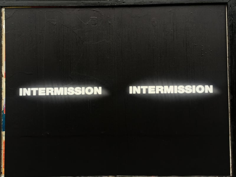 The closing down of all performing arts venues was the subject of these posters.