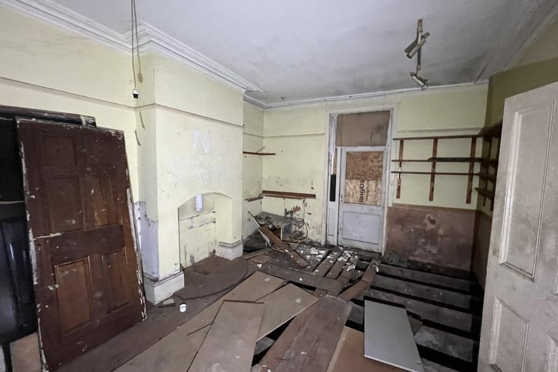 The property was listed for auction at £75,000.